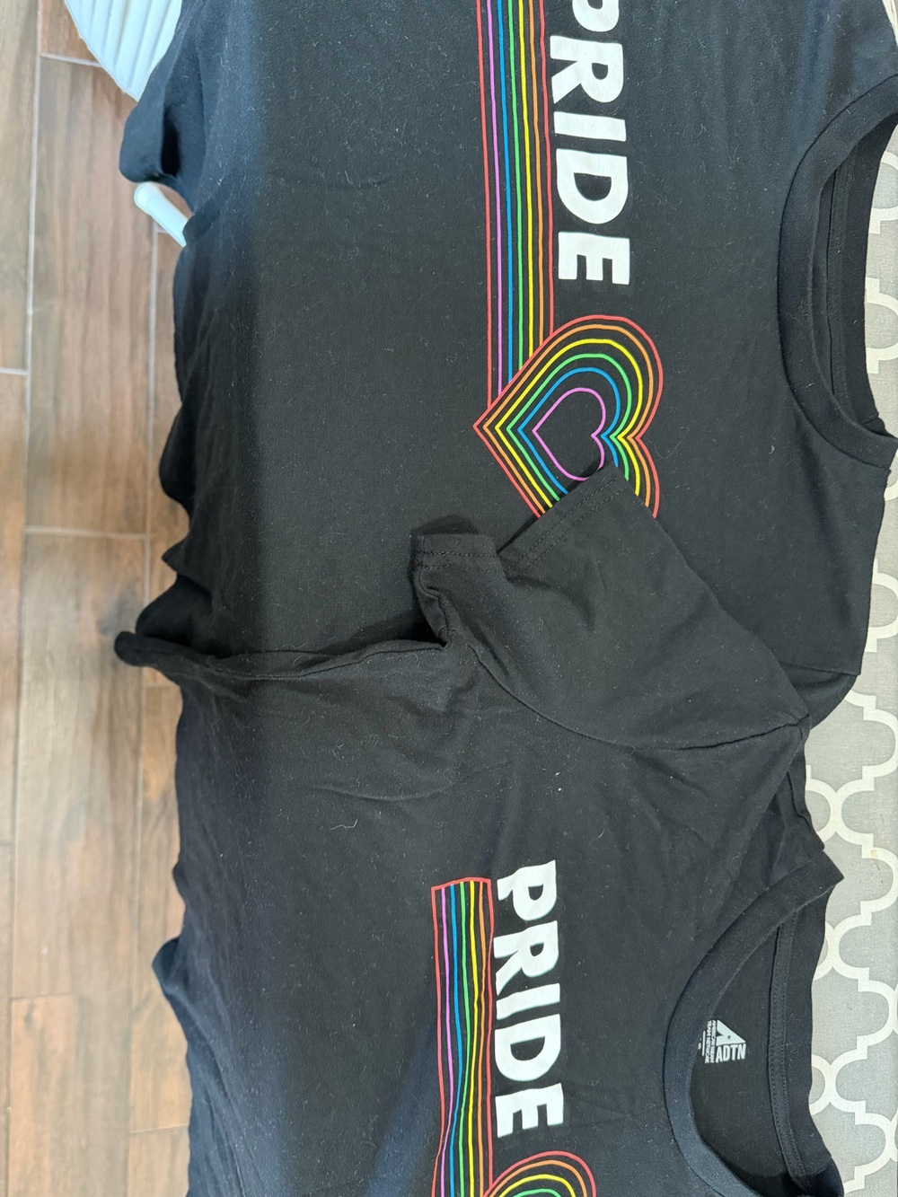 2 American Dream PRIDE Tee with Rainbow Heart